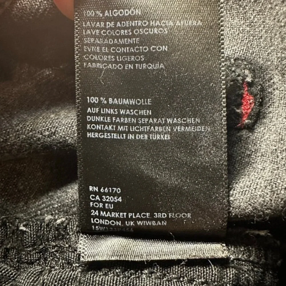 BDG Jeans‎ Women Size 26 *27x28.5 Mom Fit 90s Vtg Wash Black Denim Tapered Leg